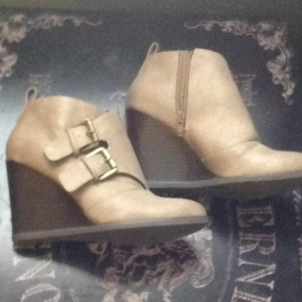 Wedge Ankle Booties